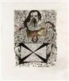SALVADOR DALÍ Collection of 19 etchings and 2 etched copper plates from La Vida es Sueño.